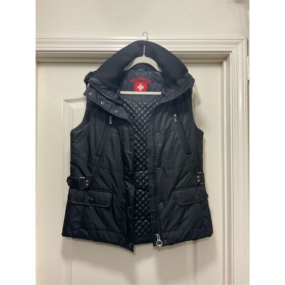 Women's Black Wellenstyn Biscaya Vest with Detachable Hood (Size L) - Picture 3 of 6